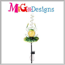 Estaca de Metal Dragonfly Garden W. Solar Light Decoration